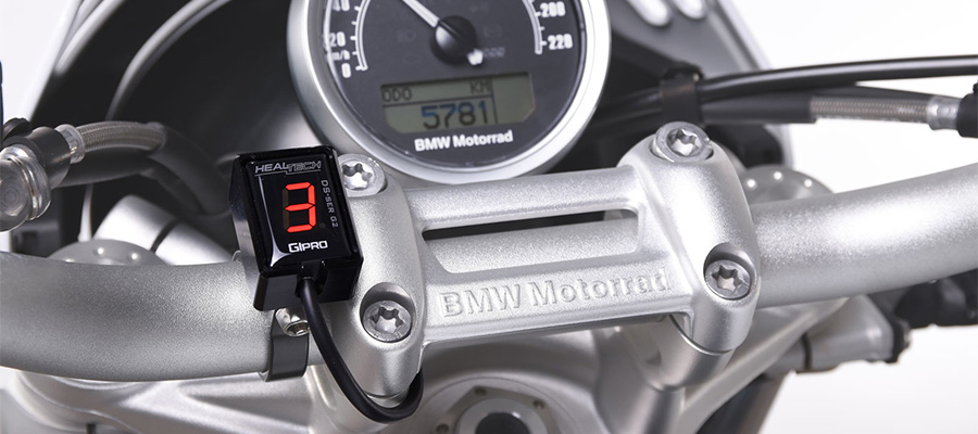 Установка индикатора передач на мотоцикл HealTech GIPRO ATRE G2